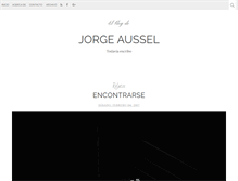 Tablet Screenshot of jorgeaussel.com